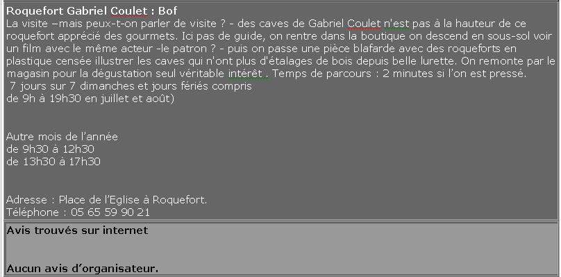 (Caves de Roquefort)