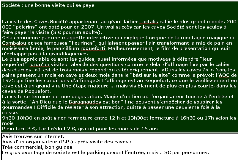 (Caves de Roquefort)